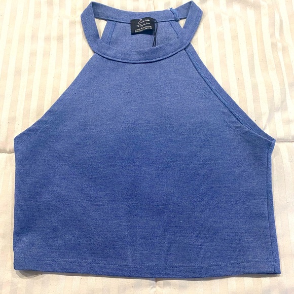 Zara Tops - Zara crop top (blue)